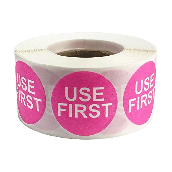 Dissolvable Use First Labels for Food Rotation Shelf Life Prep