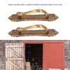 2pcs Barn Door Handle Heavy Duty Bronze Surface Mounted Sliding