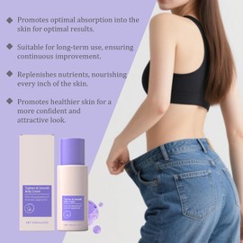 Crema Corporal Reafirmante para Abdomen, Loción Hidratante de Uso Diario para Tonificar y Elevar (1pcs)