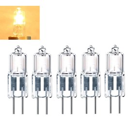 10pcs G4 Halogen Light Bulb 10W/20W T3 JC Type Clear 24V AC/DC Bi-Pin Bulb for Landscape Lighting,Accent Track Under Cabinet Puck Light 360° Warm White (watts, 20)