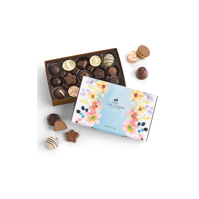 LAKE CHAMPLAIN CHOCOLATES Spring Chocolate Assortment 15-Piece, 9.1 OZ