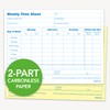 Weekly Employee Time Sheet Pad, Duplicate, A5 2-Part Carbonless Paper