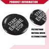 Hihaha Carbon Fiber Pattern Engine Start Button Cover Trim for