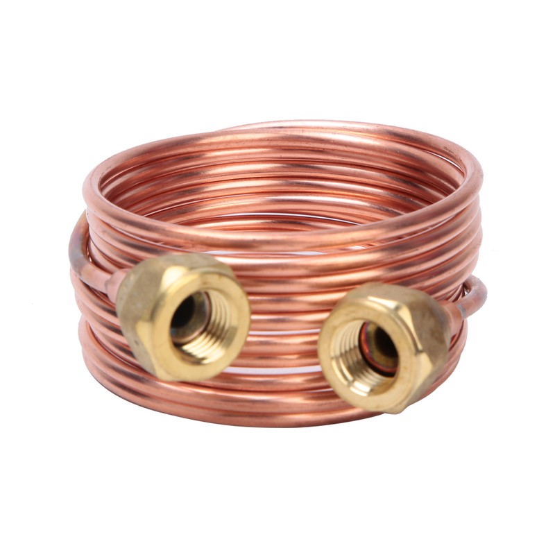 Soft Flexible Copper Capillary Tubing 2.8mm G1/4" Refrigeration Parts (2000mm)