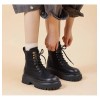 Botas Martin Retro Con Suela Gruesa A Media Pantorrilla Para