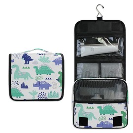 Hanging Travel Toiletry Bag Dinosaurs Creative Kit Makeup Case Cosmetics Organizer for Men Women