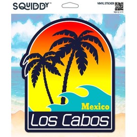 Squiddy Los Cabos Mexico - Vinyl Sticker for Car, Laptop, Notebook (5" high)
