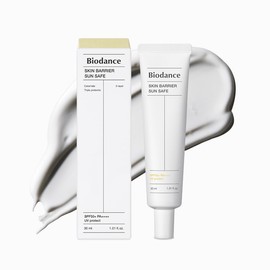Bio Dance Skin Barrier Sunsafe 1.1 fl oz (30 ml) | Sunscreen SPA50+/PA++++|Sunscreen Cream|Triple Lactobacillus | Triple Ceramide | Ton-up Effect | High Adhesion | Sensitive Skin|Korean Cosmetics |