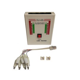 R.J. Enterprises®- RJ-Tester-1. Link Tester Diagnostic Tool for RJ45, RJ11, and DEC Cables. Test LAN Network Phone Wires