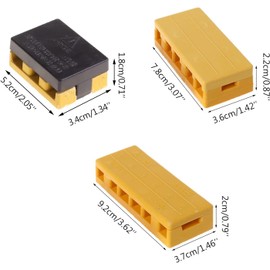 1 Pc Random Color Electric for Bicycle Junction Storage E Bike Motor Controller Wire Connection Insulation Box Phase Battery Wire Connector, Conduits and Fittings (5.8cm/2.28"×4.3cm/1.69"×2.2cm/0.87")