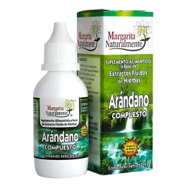 Arandano Compuesto Extracto 50 Ml Margarita Naturalmente                                                                                              