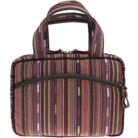 Shenaini Bible Covers for Men, Women – Ladies, Men’s Bible Cases in Medium, Large, Extra Large Sizes - Chic Bible Covers with Pockets, Handles & Zipper – Padded Bible Case (Earthy Brown, Large)