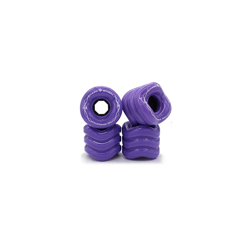 Shark Wheel - Ruedas de Crucero Longboard de 60 mm,
