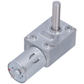 Jgy-370 Industrial Drive Worm Gear Motor M8 Threaded Shaft Slow Motor Self-Locking Motor (Dc12V 66Rpm), Gear Motor