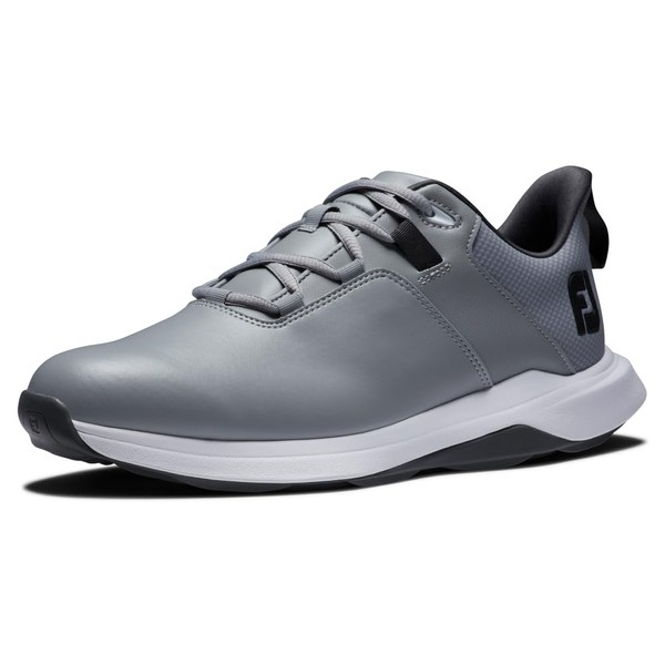 FootJoy Men's Prolite Previous Season Style Golf Shoe, Grey/Charcoal/White, 12