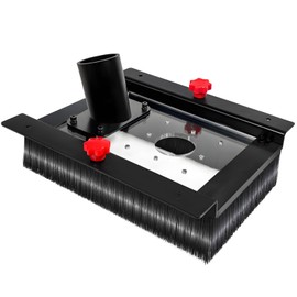 Dust Collection Cover for Slab Flattening Router Slide, Captures 95% of Wood Particles Extension Device for Router Skid, Slab Flattener Accessories Compatible with Most Milling Machines