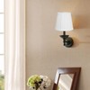 3PCS Cloth Lampshade E14 Clip On Fabric Lamp Cover for
