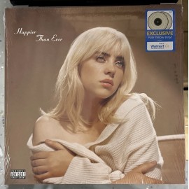 Billie Eilish Happier Than Ever Exclusive Pale Yellow Colored Vinyl LP Sealed
