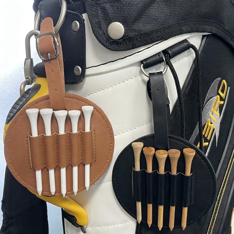 LH90H Golf Tee Holder for Bag, Golf Tee Carrier with