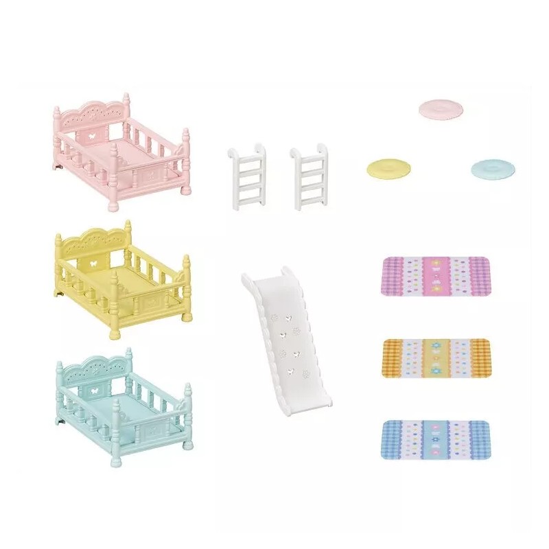 Calico Critters Sylvanian Families Calico Critters Triple Baby Bunk Beds