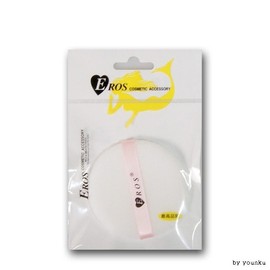 Eros White Flocking Powder Puff Sponge Karon 65mm 10ea
