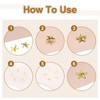 sourcing map 150PCS 10mm Metal Star Studs Claw Small 5-Claw