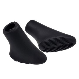 Ruayia Rubber Buffer Replacement Feet 1 Pair - Walking Rubber Buffer Pad - 2 Pieces Rubber Buffer Walking Poles for All Standard Hiking Poles, Trekking Poles, Walking Poles Rubber Buffer Asphalt Pads