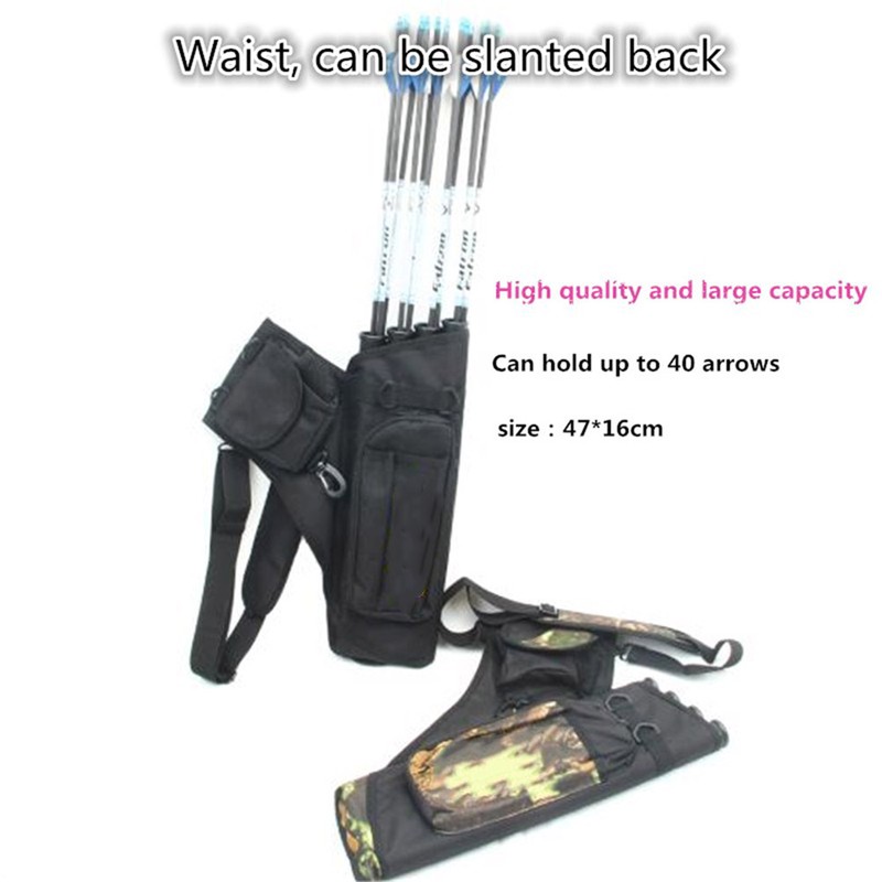 Multi Function 4Tubes Back Arrow Quiver Shoulder Hanged Target Shooting