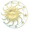 FRANK FLECHTWAREN Wall Decoration Sun, Moon and Stars, Metal, Dimensions: