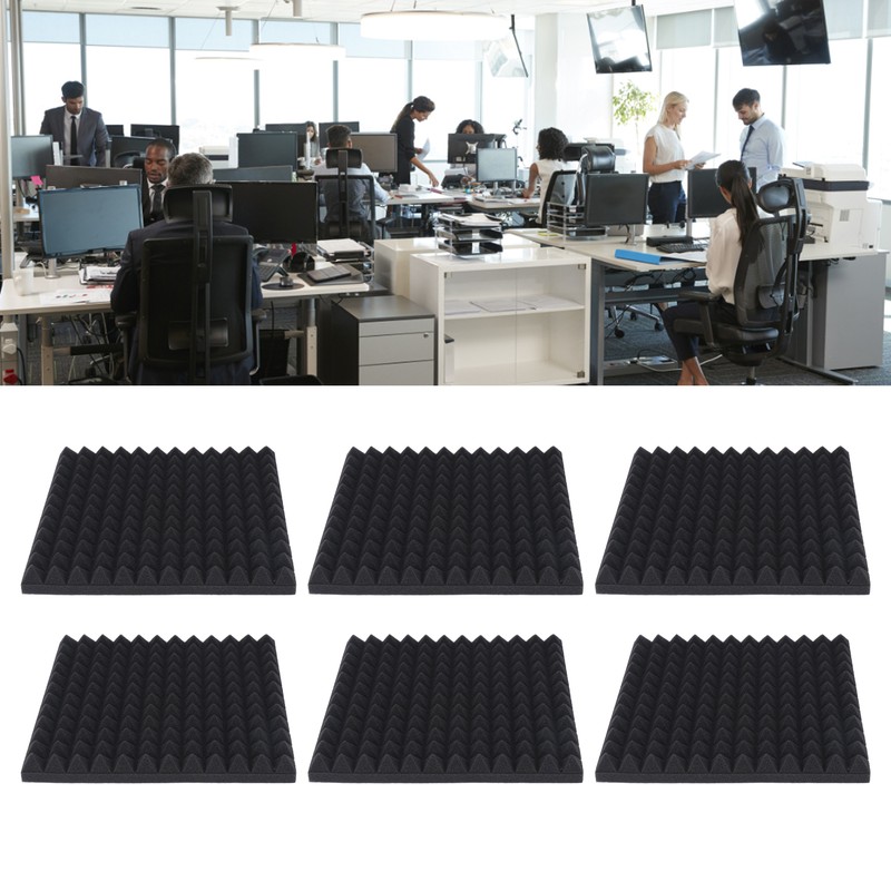 10PCS Acoustic Dampening Panels High Density Sound Insulation Pads for