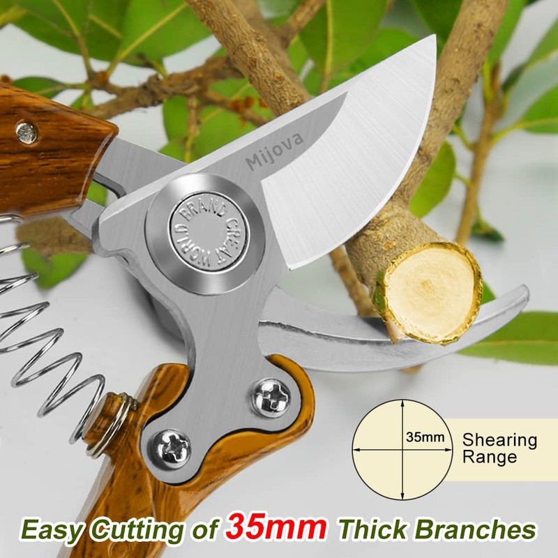 Secateurs, Pruning Shears for Gardening Heavy Duty with Rust Proof