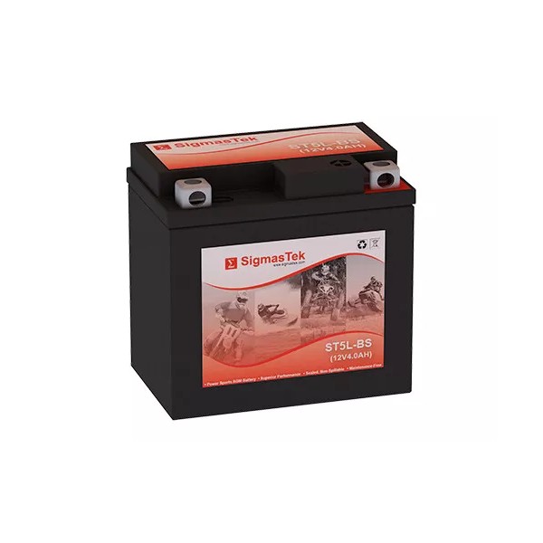 SigmasTek ST5L-BS SLA Battery Replacement for Yamaha XF50W (C3) 50CC