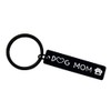 Kilener Dog Mom Keychain for Women - Black Stainless Steel