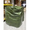 Tough heavy 220 gsm duty waterproof green with brown reverse