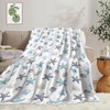 Ydbkt Coastal Ocean Beach Throw Blanket, Starfish Seashells Summer Fleece