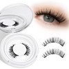 Long Lasting Magnetic False Eyelashes, Magnetic Eyelashes Reusable with Applicator,