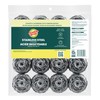 Scotch-Brite Stainless Steel Scrubbers, Scouring Pads for Cleaning Tough Baked-On