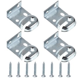 Sumnacon Metal Window Shade Brackets-4PCS Roller Shade Hardware Inside and Outside Mount with Screws,Sturdy Roller Shades Bracket for Living Room,Bedroom,Offices
