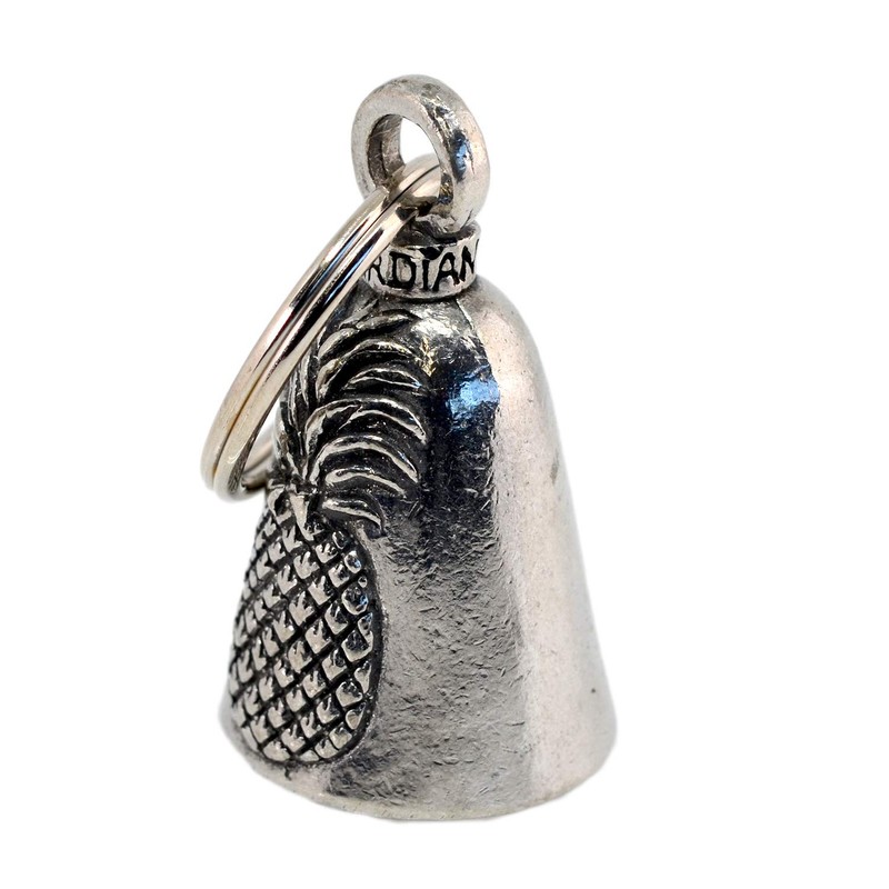 Guardian Bell USA AMGB-159 Pineapple Biker Amulet Keychain Traffic Safety