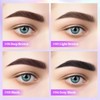 2PCS Tattoo Eyebrow Gel Easy Peel Off【Smudge Proof】【Long-lasting】【Waterproof】, Black