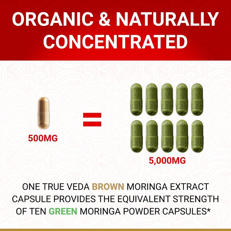 Organic Moringa Capsules Organic - Moringa Oleifera Capsules | Natural