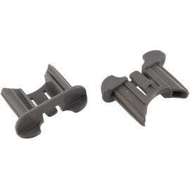 Aspares Rail End Cap for BEKO DWD4310W DWD4310m Dishwasher Basket (Set of 2 Pieces)