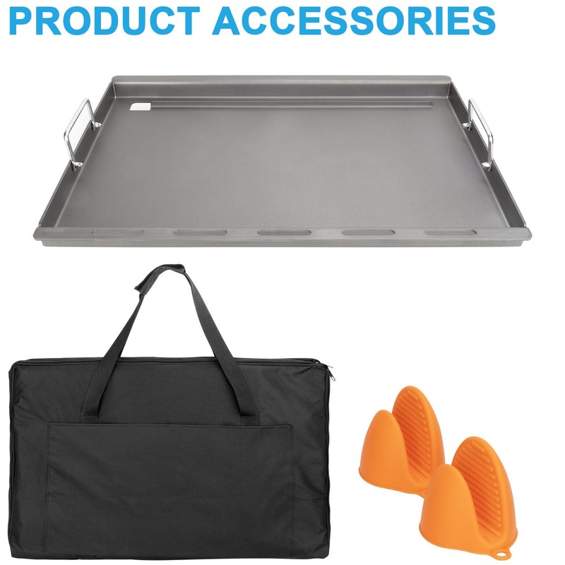 Full-Size Griddle Inserts for Weber Summit 400 Gas Grills, Flat