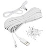 Smays 25 ft Micro USB Extension Cable Compatible with Wyze