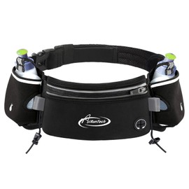 AiRunTech Hydration Running Belt with Water Bottle,Running Fanny Pack for Phone and Wallet Holder,Running Bag Runners Essentials Accessories Marathon Triathlon Walking Jogging Gear Gift