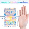 100 PCS Holographic Resealable Bags - RAINFLOW Small Holographic Bags