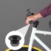 FYHJNC 10 Pieces Bike Handlebar End Plugs, Black Plastic Bar