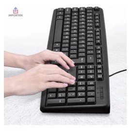Importeek 10pz Teclado Alambrico Usb Slim Computadora Pc Escritorio La