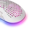 Mars Gaming MMEXW White RGB Gaming Mouse 32K DPI Feather