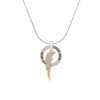 Delight Jewelry Goldtone Large Clear Crystal Lightning Bolt - Cheer